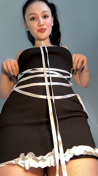 Showing off my tits without a bra'