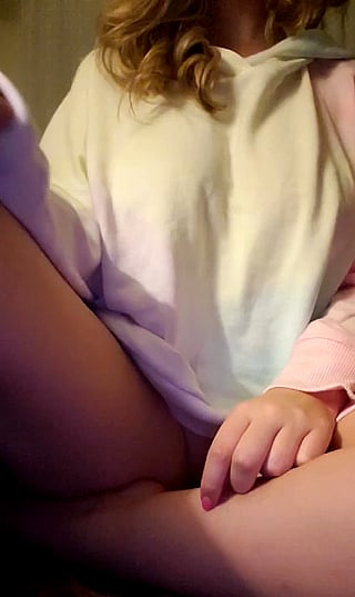 Titty Drop: Big Tits Masturbating in a Hoodie'