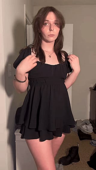 who doesn’t love a itty bitty titty drop in a little black dress?'