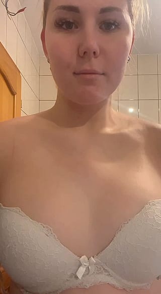 I want all your cream on my small swedish boobs'