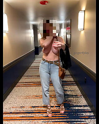 If you caught me changing outside your hotel room, would you be a gentleman and invite me in?'