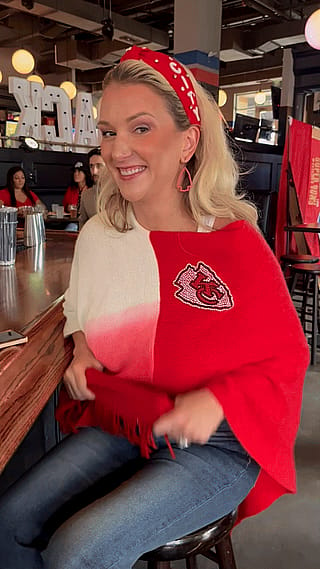 I flashed the KC Chiefs public watch party 3 times'