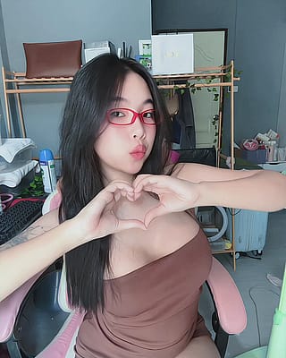 Revealing my big asian tits for you'