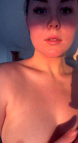 my boobs are small, but you can still suck them'