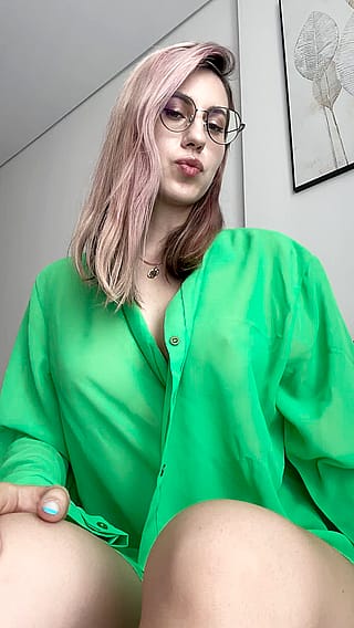 Green is a nice color but my boobs are better (reveal)'